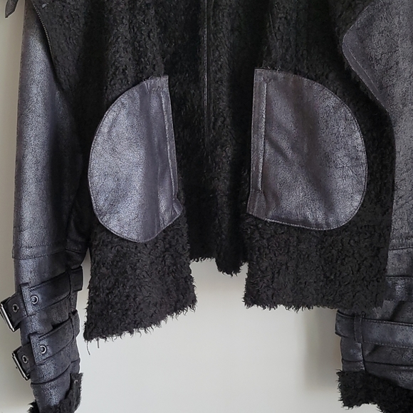 Marc New York Faux leather Moto Jacket - Picture 5 of 8